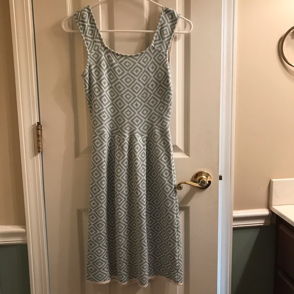 Sleeveless Chevron Dress